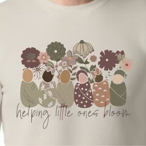 Labor & Delivery, NICU and mother baby nurse sweatshirt Size medium NEW